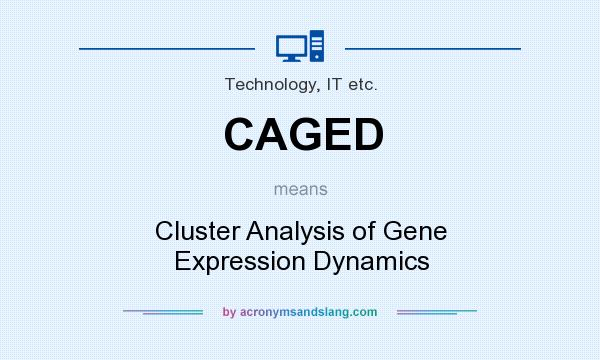 What does CAGED mean? It stands for Cluster Analysis of Gene Expression Dynamics