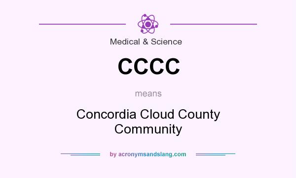 What does CCCC mean? It stands for Concordia Cloud County Community