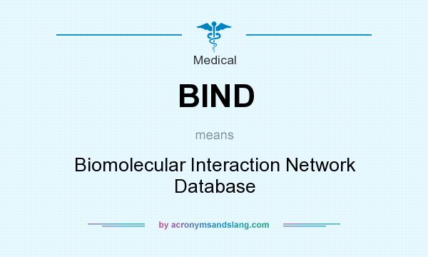 What does BIND mean? It stands for Biomolecular Interaction Network Database