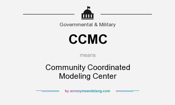 What does CCMC mean? It stands for Community Coordinated Modeling Center