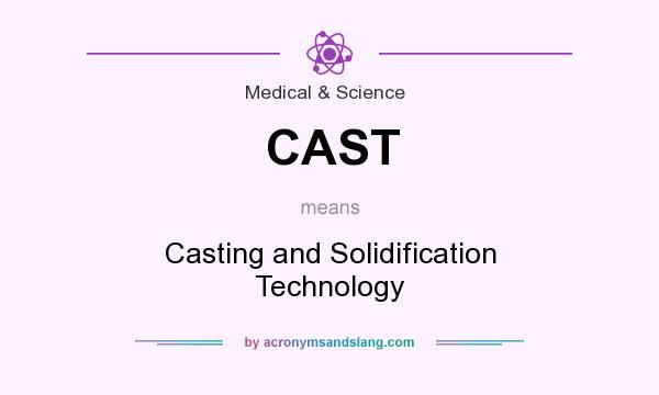 What does CAST mean? It stands for Casting and Solidification Technology