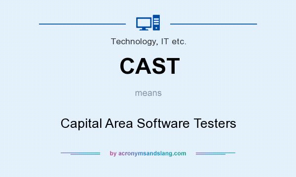 What does CAST mean? It stands for Capital Area Software Testers