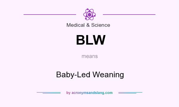 What does BLW mean? It stands for Baby-Led Weaning