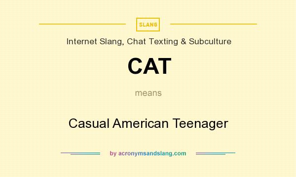 What does CAT mean? It stands for Casual American Teenager