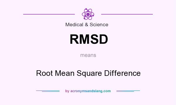 What does RMSD mean? It stands for Root Mean Square Difference