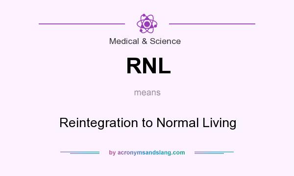 What does RNL mean? It stands for Reintegration to Normal Living