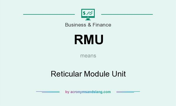 What does RMU mean? It stands for Reticular Module Unit