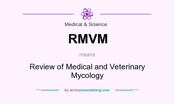 What does RMVM mean? It stands for Review of Medical and Veterinary Mycology