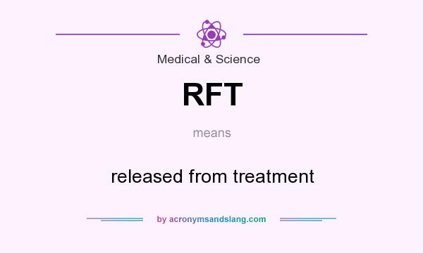 What does RFT mean? It stands for released from treatment