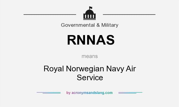 What does RNNAS mean? It stands for Royal Norwegian Navy Air Service
