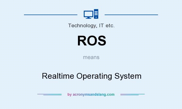 What does ROS mean? It stands for Realtime Operating System