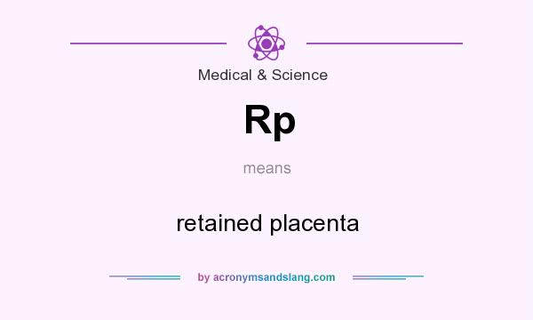 What does Rp mean? It stands for retained placenta