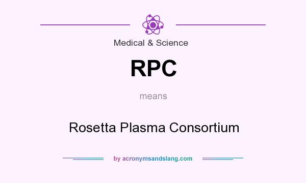 What does RPC mean? It stands for Rosetta Plasma Consortium