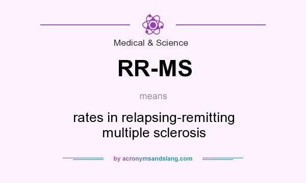 What does RR-MS mean? It stands for rates in relapsing-remitting multiple sclerosis