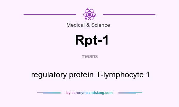 What does Rpt-1 mean? It stands for regulatory protein T-lymphocyte 1