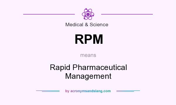 What does RPM mean? It stands for Rapid Pharmaceutical Management