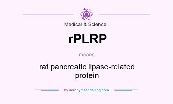 What does rPLRP mean? It stands for rat pancreatic lipase-related protein