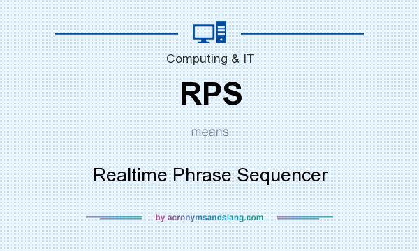 What does RPS mean? It stands for Realtime Phrase Sequencer