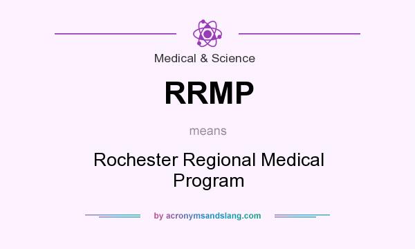 What does RRMP mean? It stands for Rochester Regional Medical Program