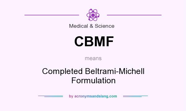 What does CBMF mean? It stands for Completed Beltrami-Michell Formulation
