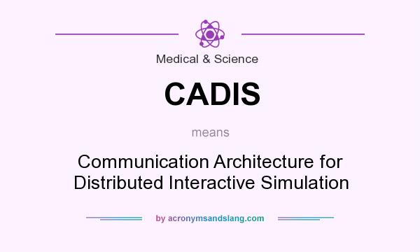 What does CADIS mean? It stands for Communication Architecture for Distributed Interactive Simulation