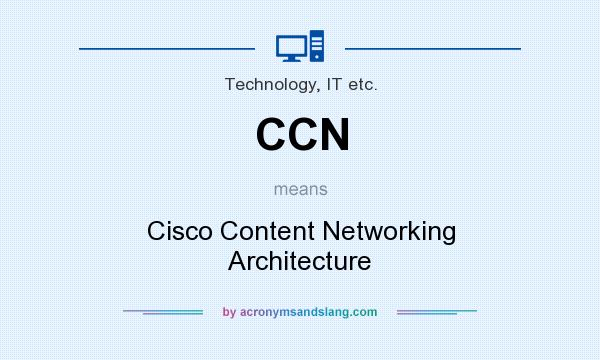 What does CCN mean? It stands for Cisco Content Networking Architecture