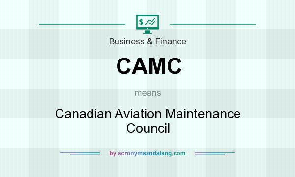What does CAMC mean? It stands for Canadian Aviation Maintenance Council