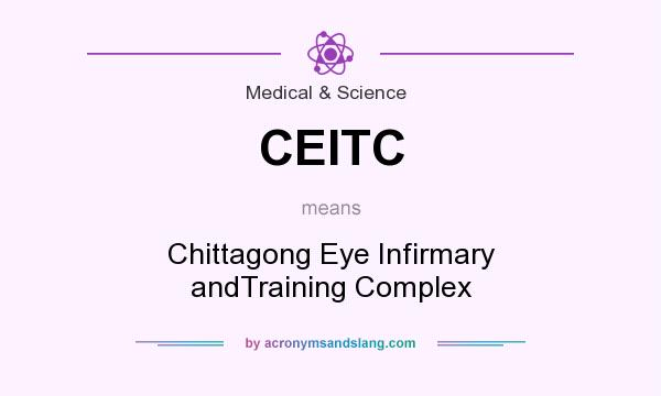 What does CEITC mean? It stands for Chittagong Eye Infirmary andTraining Complex