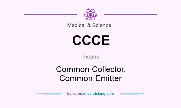 What does CCCE mean? It stands for Common-Collector, Common-Emitter