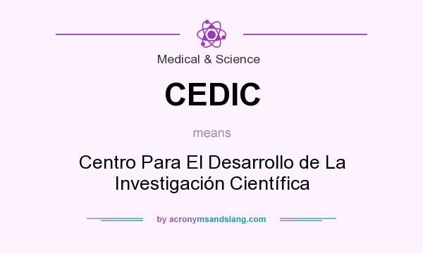 What does CEDIC mean? It stands for Centro Para El Desarrollo de La Investigación Científica