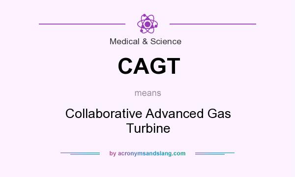 What does CAGT mean? It stands for Collaborative Advanced Gas Turbine