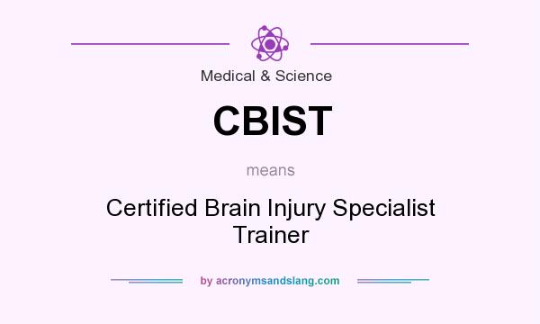 What does CBIST mean? It stands for Certified Brain Injury Specialist Trainer