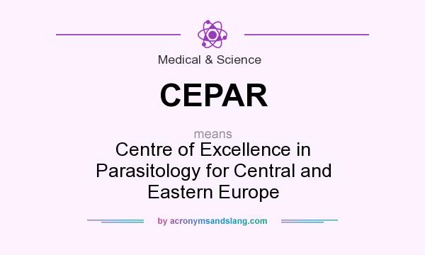 What does CEPAR mean? It stands for Centre of Excellence in Parasitology for Central and Eastern Europe