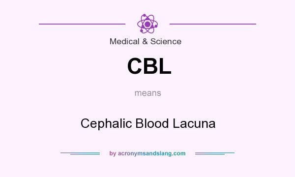 What does CBL mean? It stands for Cephalic Blood Lacuna
