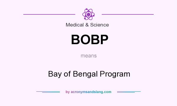 What does BOBP mean? It stands for Bay of Bengal Program