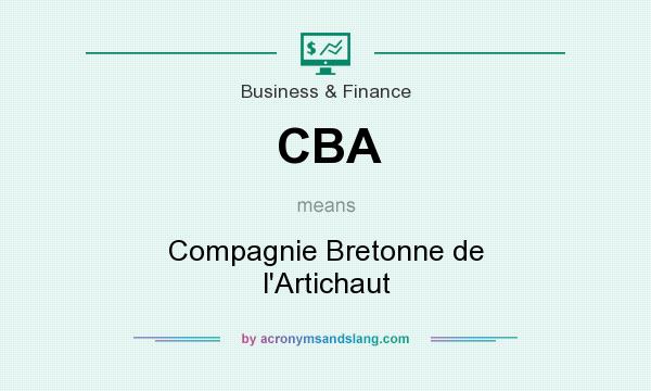 What does CBA mean? It stands for Compagnie Bretonne de l`Artichaut