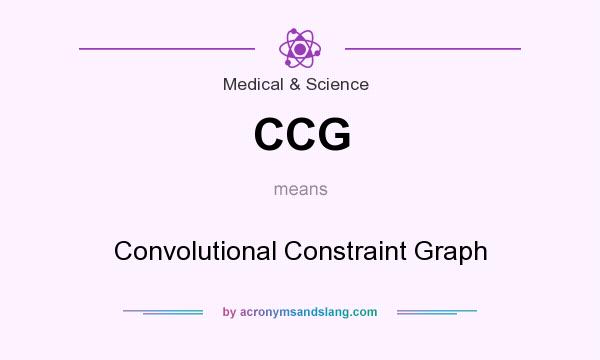 What does CCG mean? It stands for Convolutional Constraint Graph