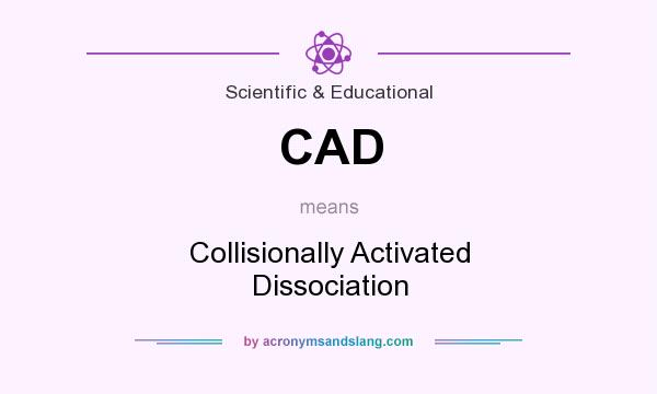 What does CAD mean? It stands for Collisionally Activated Dissociation