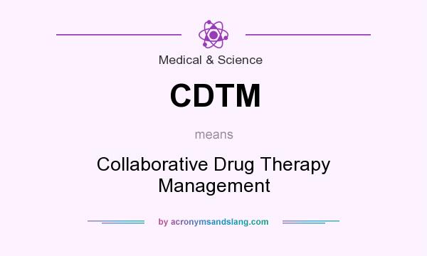 What does CDTM mean? It stands for Collaborative Drug Therapy Management