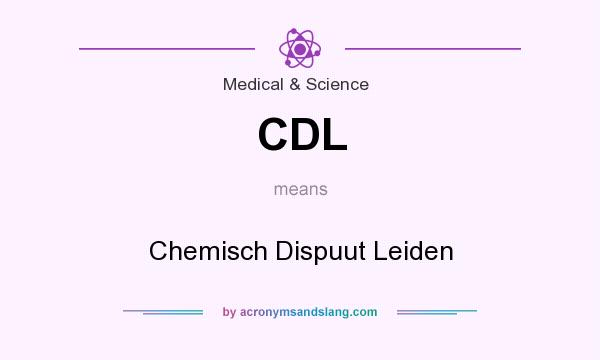 What does CDL mean? It stands for Chemisch Dispuut Leiden