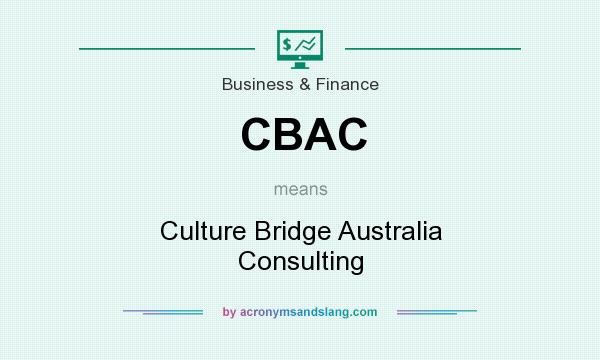 What does CBAC mean? It stands for Culture Bridge Australia Consulting