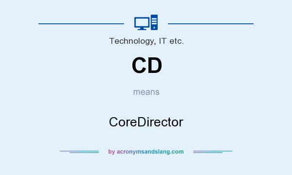 What does CD mean? It stands for CoreDirector