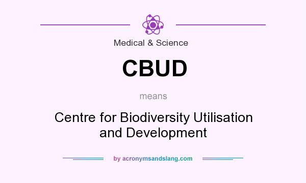 What does CBUD mean? It stands for Centre for Biodiversity Utilisation and Development