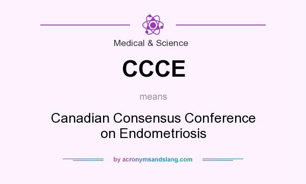 What does CCCE mean? It stands for Canadian Consensus Conference on Endometriosis
