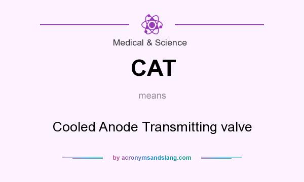What does CAT mean? It stands for Cooled Anode Transmitting valve