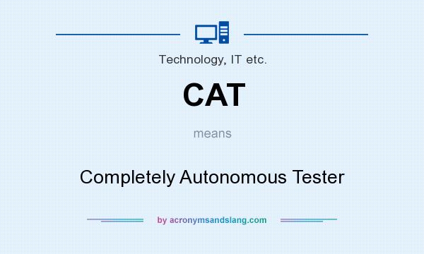 What does CAT mean? It stands for Completely Autonomous Tester