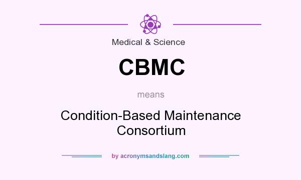 What does CBMC mean? It stands for Condition-Based Maintenance Consortium