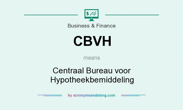 What does CBVH mean? It stands for Centraal Bureau voor Hypotheekbemiddeling