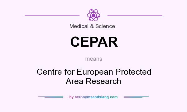 What does CEPAR mean? It stands for Centre for European Protected Area Research