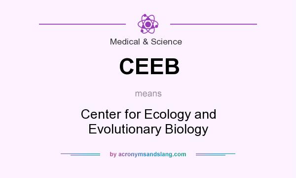What does CEEB mean? It stands for Center for Ecology and Evolutionary Biology